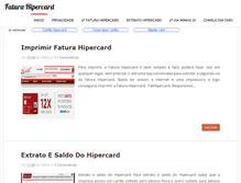 Tablet Screenshot of faturahipercard.com